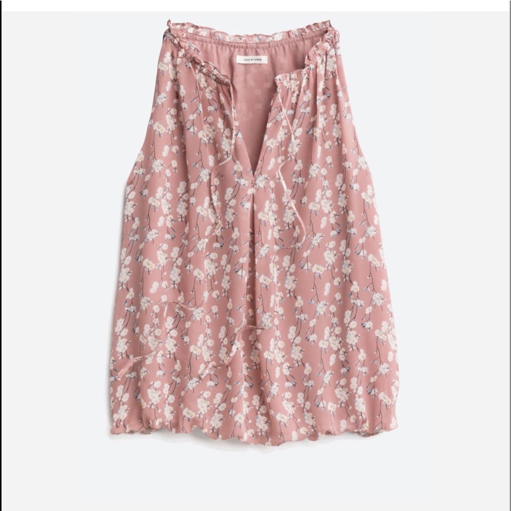 Stitch fix- pink floral blouse
